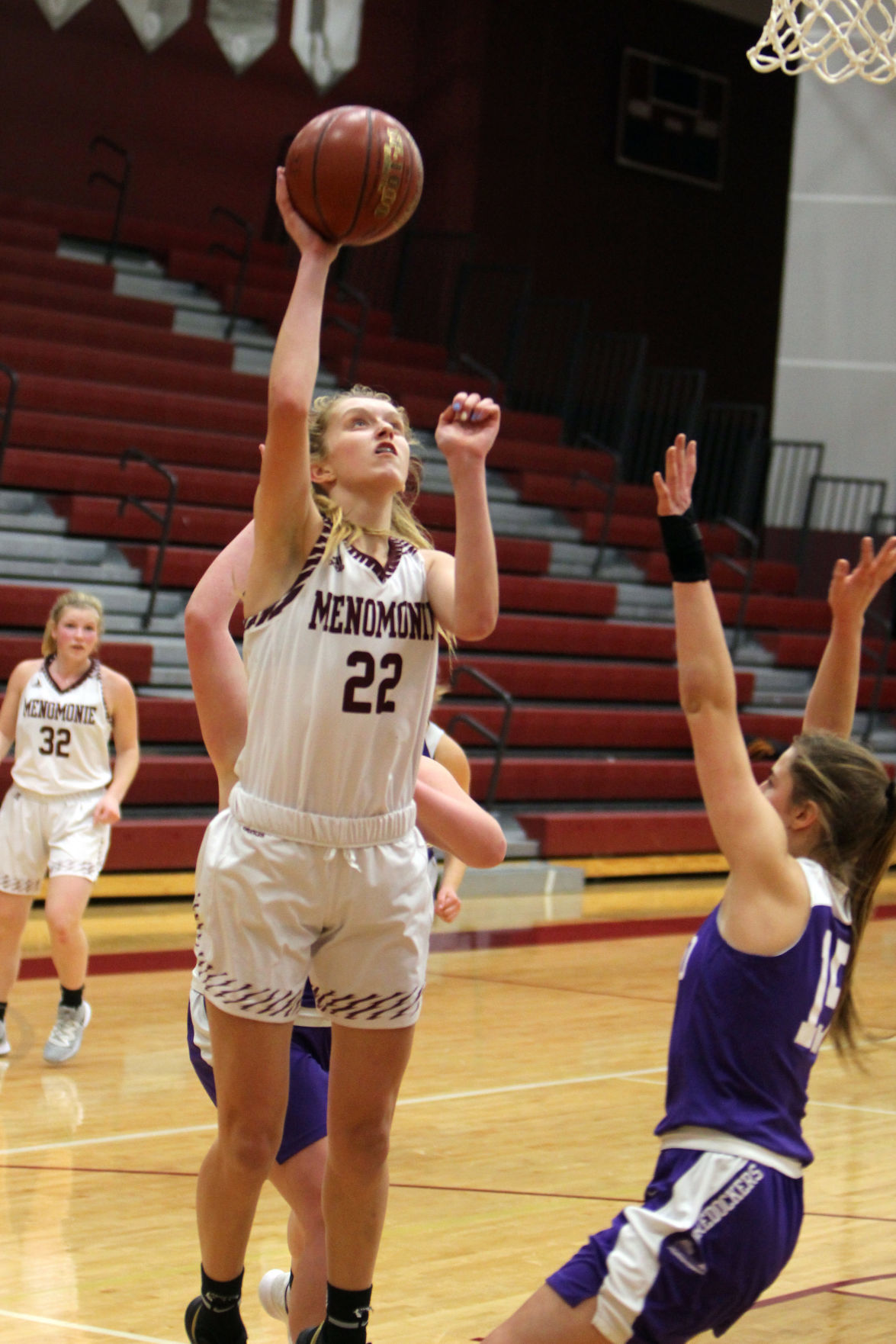 Ashland at Menomonie girls basketball 12-27-19